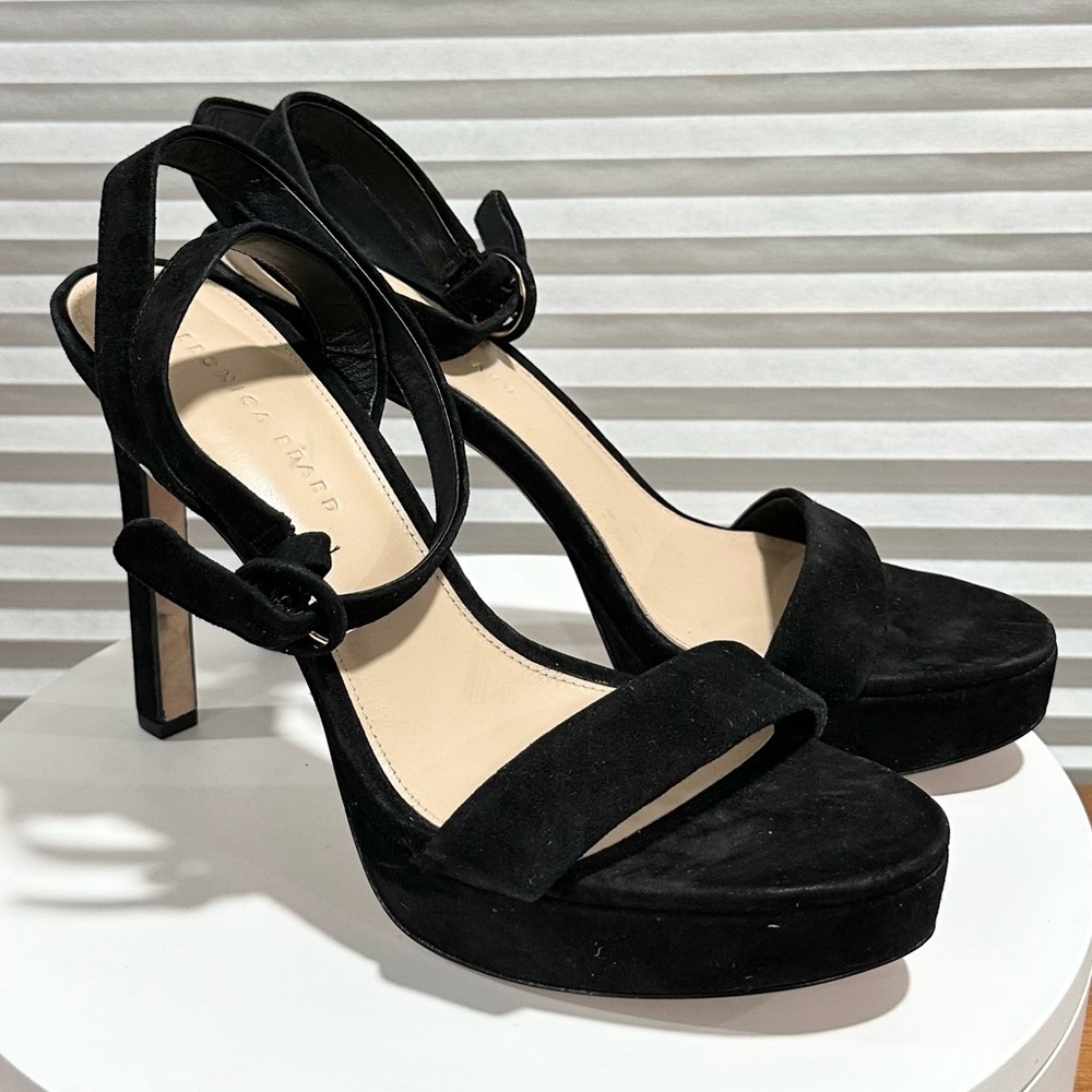 🌹VERONICA BEARD🌹Darcelle Ankle Strap Stiletto Sandal Size: 10 - Picture 7 of 16